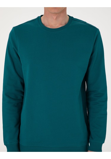 Pierre Cardin Erkek Zümrüt Sweatshirt 50314054-vr055 Zümrüt