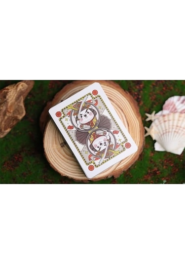 Room One Samurai Otter Hono Edition Standard Red Premium Oyun Kağıdı İskambil Kartları Destesi