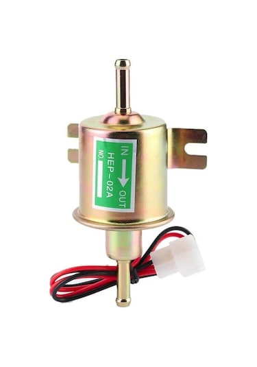 ÜNİVERSAL YAKIT POMPASI 12 VOLT 1 MPA 2.5 - 4 PSİ HEP-02 HEP-02A