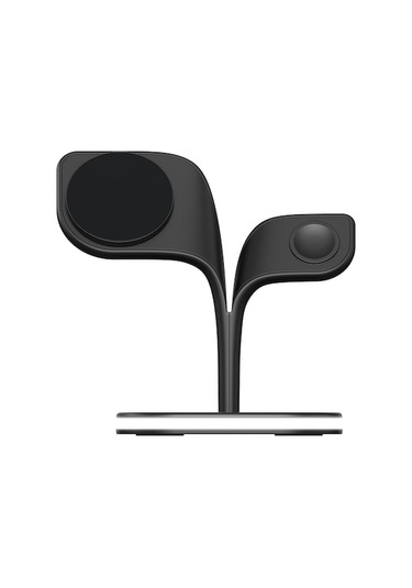 Mıknatıslı 5'li Kablosuz Şarj Cihazı - Telefon, Saat Ve Kulaklık İçin Hızlı Şarj & Led Aydınlatma