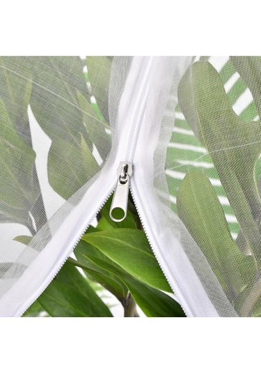 Geeksen 2 Adet Ağacı Ve Bitki Koruması İçin 1.8x1.8m Transparan Ağ Zip Ve Çekmeceli - Yağmur/solar Geçirir, Kuş/böcek/gösterge Engelleri