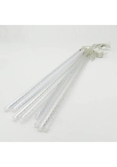 Meteor Kayan Led Rgb Işık 8 Tüp Yılbaşı Ağaç Aydınlatma