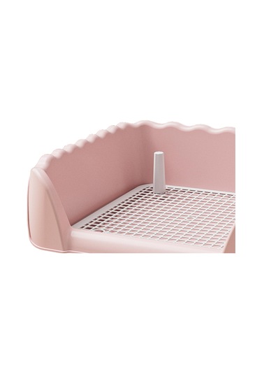 Homyl Köpek Tuvalet Taşınabilir Eğitim Lazımlık Pembe