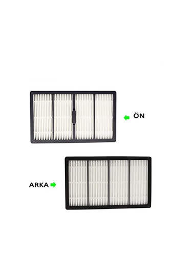 srfn ticaret Irobot Roomba S9 Plus Robot Süpürge Uyumlu Hepa Filtre 2 Adet (%100 Ithal A+ Kalite)