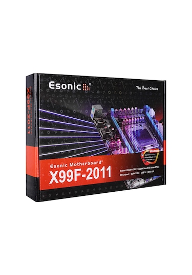 Esonic Boxd X99f-2011ek Intel Socket 2011-v3 Xeon E5 Ddr4 Dımms Slots, Max.64gb Intel H81 X99 Chipset Anakart