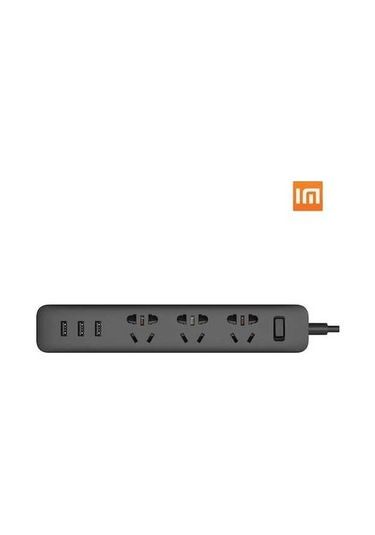 Novahub Xiaomi Hızlı Şarjlı 3 Usb Portlu Taşınabilir Uzatma Kablosu - Siyah, Güvenli Ve Kolay Kullanılabilir Şarj Çözümü
