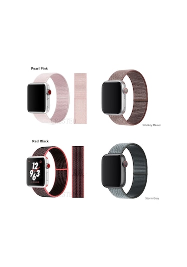 iOS Uyumlu Watch Kordon 2 3 4 5 6 Se 7 38 40 41 42 44 45 Mm Spor Hasır