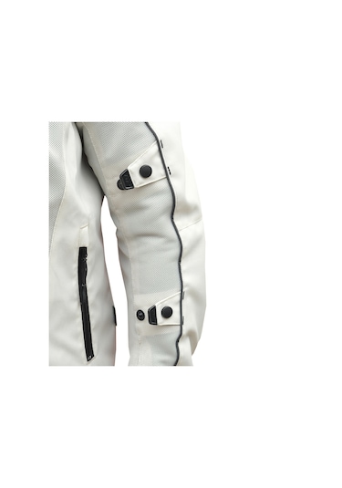 Gp Kompozit Mnty001 Yazlık 5 Korumalı Motosiklet Montu Beyaz