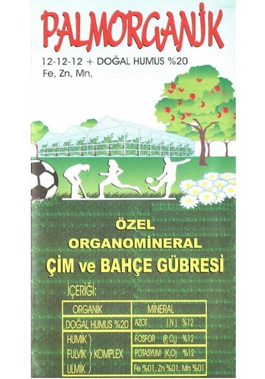 Palmorganik Çim Ve Bahçe Gübresi 25 KG