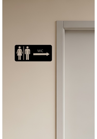 Wc Tabelası, Tuvalet Levhası, Kadın Erkek Tabela, Yönlendirme Levhaları 60
