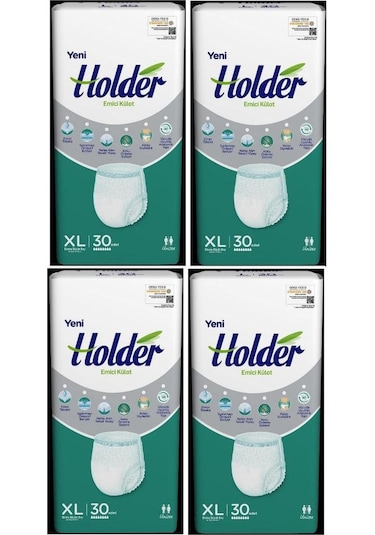 Holder Emici Külot Bez XL 4 x 30'lu