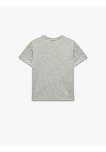 Koton Gri Erkek Çocuk T-shirt 5skb10615tk Gri