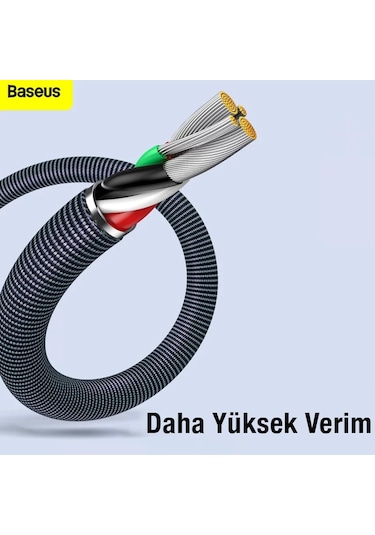 Baseus Crystal Shine USB to Lightning 1.2m 2.4A Hızlı Şarj Mavi