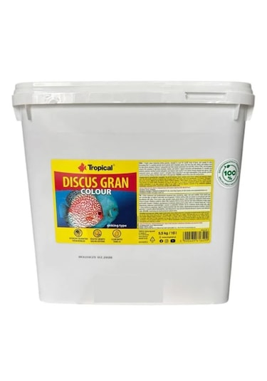 Tropical Discus Gran Colour 100 Gram Renklendirici Granül Yem