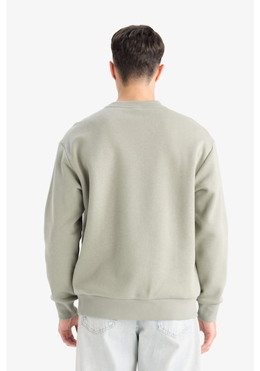 Defacto Relax Fit Bisiklet Yaka Kalın İçi Yumuşak Tüylü Basic Düz Sweatshirt T5139az25augn931 Yeşil Defacto Relax Fit Bisiklet Yaka Kalın İçi Yumuşak Tüylü Basic Düz Sweatshirt T5139az25augn931 Yeşil