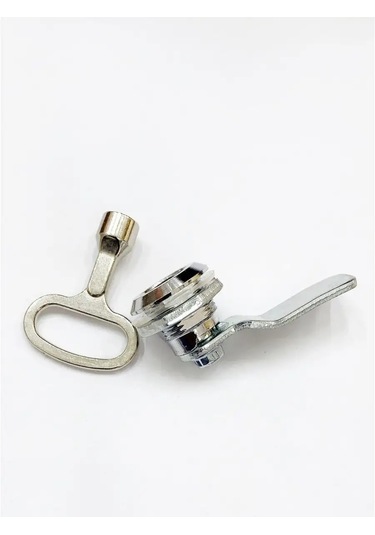 Castellum Üçgen Anahtarlı Sandık Kilidi 157272691 Krom