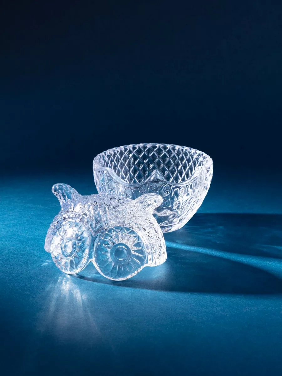 Lefard "kuş" Şekerlik 250 Ml Kapaklı Cam 156228524 Beyaz