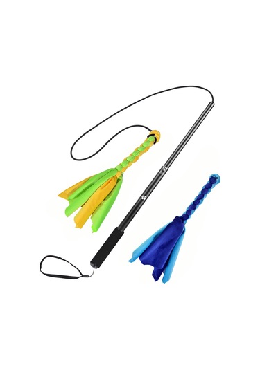 Lemestar Esnek Uzatabilir Köpek Antrenman Çubuğu - Siyah, Alüminyum Gövde, Kauçuk Sap, Diş Temizleme Ve Enerji Tüketimi İçin İç/ Dış Mekan Uygun