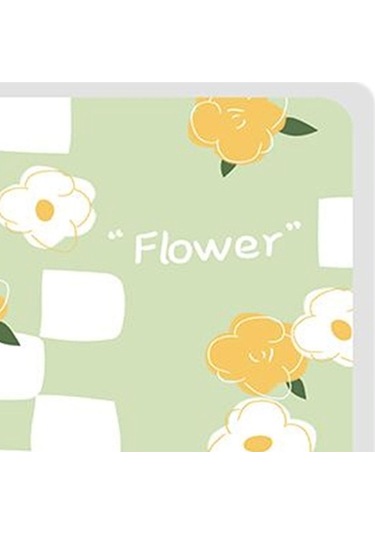 Bosphorusboutique02 Suntek Bulaşık Kurutmalık Mat Dekoratif Yeşil Çiçekler Yeşil Diğer