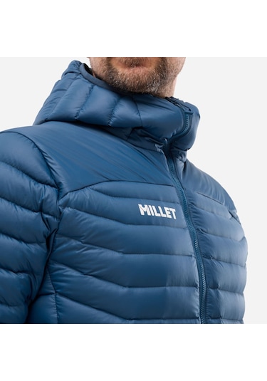Millet Evole Lt 700 Hm Kapşonlu Kaztüyü Ceket Mıv10559 N0395 Mavi