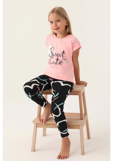 Roly Poly 3399 Garson Sweet Kız Çocuk Pijama Takımı 001