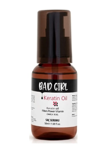 Bad Girl Keratin Oil Saç Serumu 50 ML