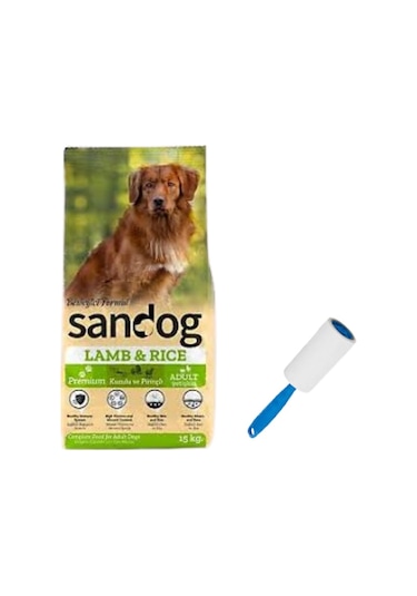 Sandog Premium Lamb&rice Yavru Köpek Maması 15 Kg,kedi Ve Köpek Tüy Toplama
