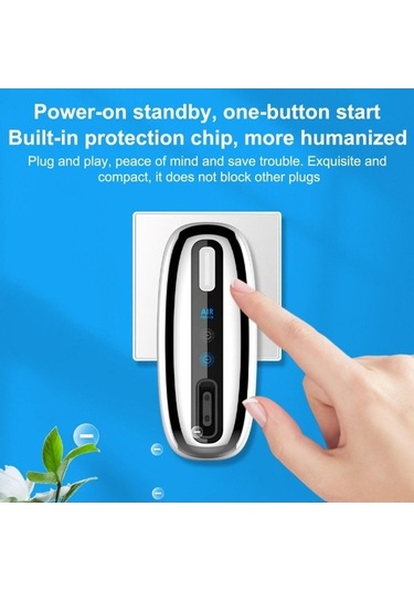 Novahub 90v-250v Pratik Kullanım İyon Hava Temizleyicisi - Taşınabilir Koku Çıkarma Cihazı, Boyut:ab Fişi Diğer Diğer