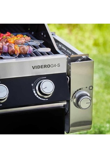 Rösle Videro G4-s Vario Siyah Gazlı Barbekü Siyah