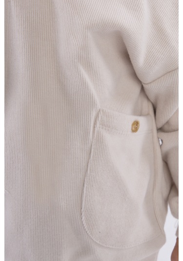 Erkek Çocuk Kapşonlu Selanik-gabardin Kumaş Alt Üst Takım Gri