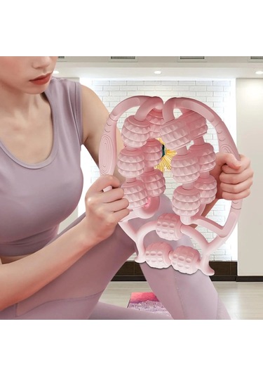 15 Tekerlekli Bacak Boyun Kol Masaj Aleti 4741 Açık Mavi