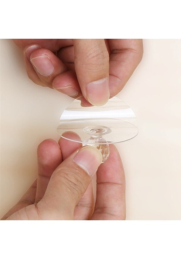 Topuz Yapışkan Dolap Çekmece Kulpu Kristal Mobilya 4 adet