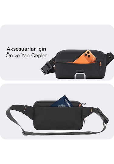 Mack Mce-1226 Explor Crossbody Seyahat Çantası Siyah