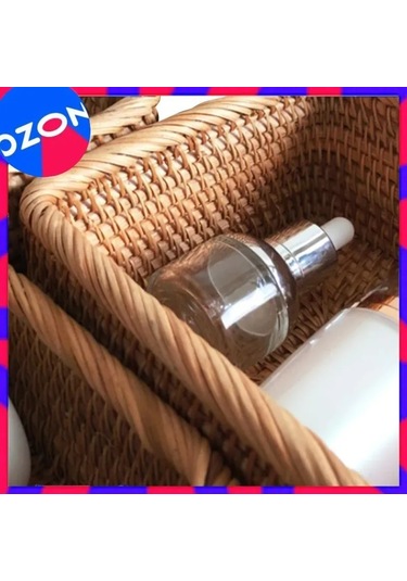 Qingmipy El Örgüsü Vintage Sepet - 20x14 Cm - Çay, Kuruyemiş Ve Takılar İçin Şık Depolama Kahverengi