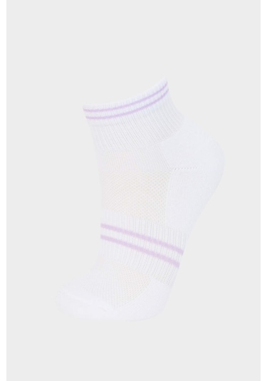 DeFacto Kız Çocuk 5'li Pamuklu Patik Çorap E6063A8NSKR1