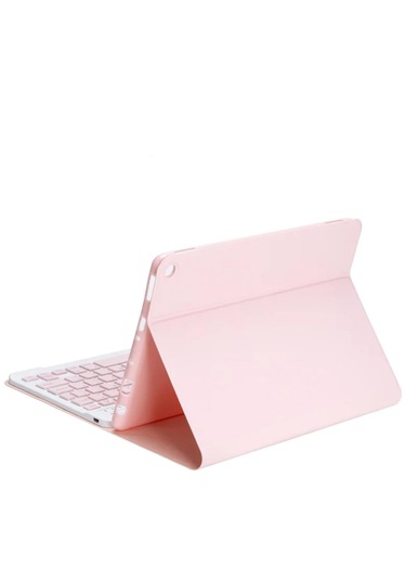 Lenovo Tab M10 Tb328fu Btklavye Mouse+stand Kılıf-bkk6 Pembe
