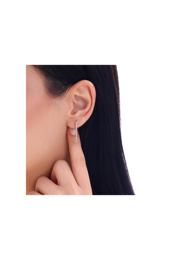 Nochediamond 0,29 Karat Suyolu Pırlanta Küpe-839