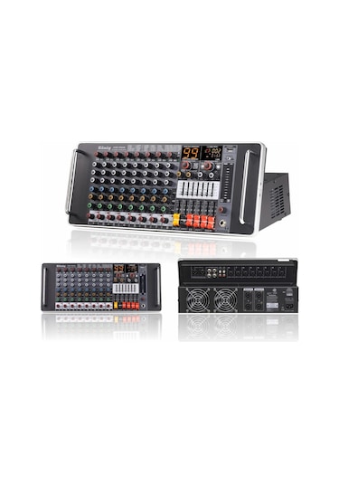 König KRP-PRO8 8 Kanal Power Mikser Anfi 2x550 Watt