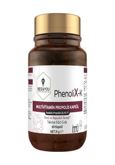 Bee&you Phenolix-k Multivitamin Propolis 60 Kapsül