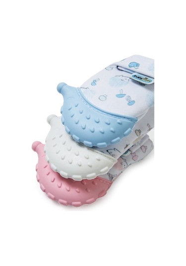 Babyjem Diş Kaşıyıcı Eldiven Kirpi Çok Renkli