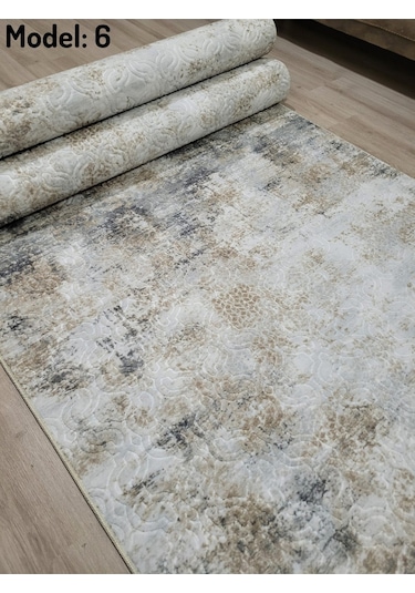 Arbese Premium Halı Yolluk Oturma Odası, Mutfak, Antre Ve Koridor Halısı Gri-vizon Arbs6bnyn