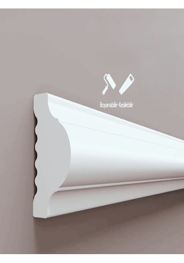 Dekoratif Boyanabilir Poliüretan Duvar Çıtası - 6' Lı Hazır Kesim Çerçeve Seti