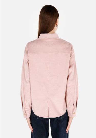 Colins Pembe Kadın Gömlek U.kol Cl1071167 Q1.v1 Plı Pembe