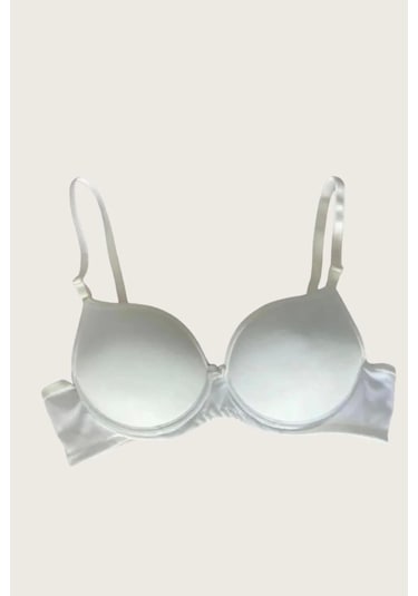 Mikro Kumaş İçi Boş Balenli Günlük Tek Desteksiz Sütyen Siyah