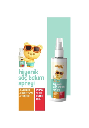 Softto Plus Hijyenik Saç Bakım Spreyi 100 Ml