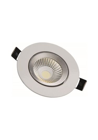 5W Cob Spot Downlight Beyaz Kasa Beyaz Işık