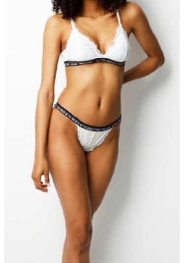 Nipora Kadın Dantel Yazılı Spor Büstiyer Takım Sütyen Takım 80208