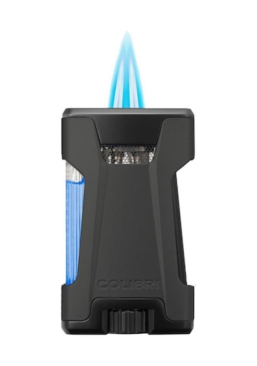 Colibri Rebel Çift Jet Puro Çakmağı Siyah