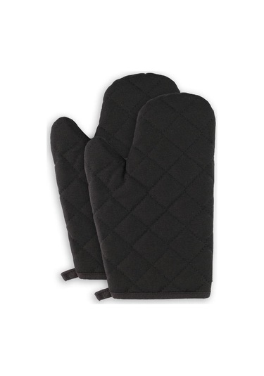 Yanmaz Ve Isıya Dayanıklı Fırın Eldiveni 2 Eldiven Siyah