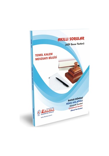 İlkumut Yayınları - Temel Kalem Mevzuatı Bilgisi - Konu Anlatımlı - Çözümlü Sorular